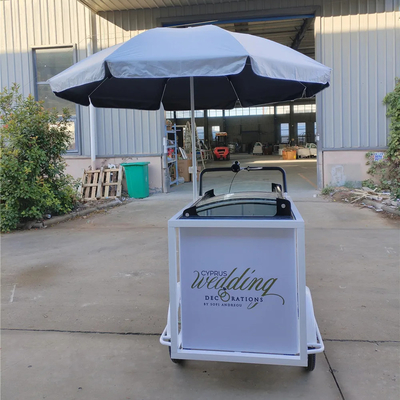 220*87*240cm Ice Cream Tricycle with Freezer and Convenient Operation