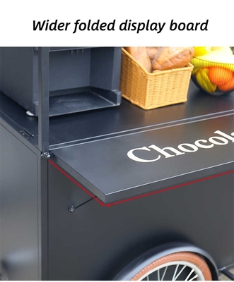 Electric Tricycle Food Truck with Customized Voltage and Heavy-Gauge Galvanized Steel