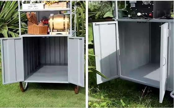 Electric Tricycle Snack Fast Mobile Food Cart with Multifunctional Functionality