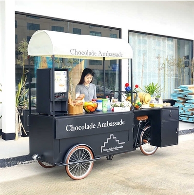 Tricycle for Food Delivery Bakery Leisure Fast Food Equipment Bike Container Food Truck