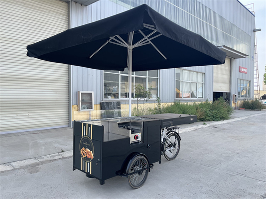 Electric Solar Panel Food Tricycle for Easy and Convenient Operation 277*210*70cm