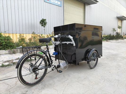 Mobile Coffee Cart with Bike Technicals and 24-inch Rear Wheels from Glory Coffee