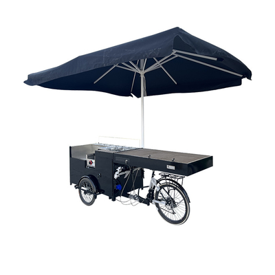 Coffee Carts Food Vending Bicycle for Convenient Food Service L2700*W800*H2200mm