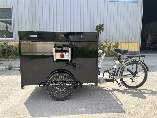 Coffee Carts Food Vending Bicycle for Convenient Food Service L2700*W800*H2200mm