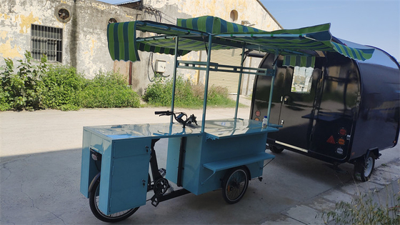Mobile Business Tricycle Bike Design Fast Food Motor Tricycle for Food Beverage Shops