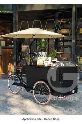 Mobile Food Bike Carts Bicycle Nuts Snack Food Cart with and Mobile Hot Dog Cart