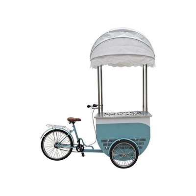 Ice Cream Bike Freezer Mobile Food Bike for Shop Fried Chicken Hamburger Pizza BBQ