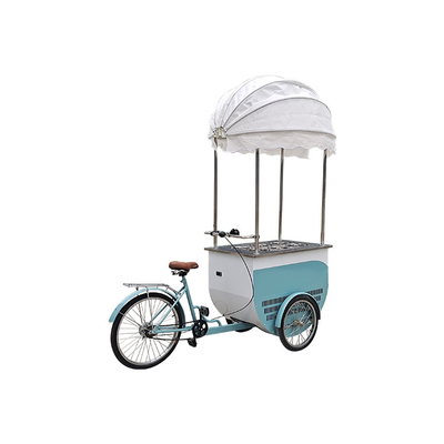 Ice Cream Bike Freezer Mobile Food Bike for Shop Fried Chicken Hamburger Pizza BBQ