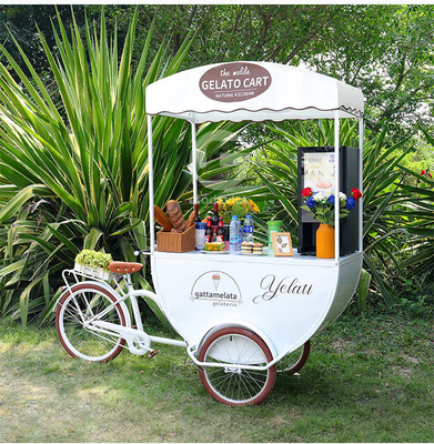High Productivity 3 Wheel Coffee Bike for Street Mobile Coffee and Bubble Tea Kiosk
