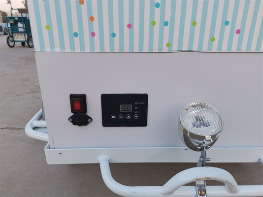 Water System Included Stainless Steel Fast Food Trailer Truck Tricycle Mobile Food Cart