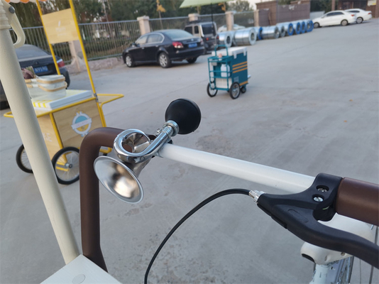 Water System Included Stainless Steel Fast Food Trailer Truck Tricycle Mobile Food Cart