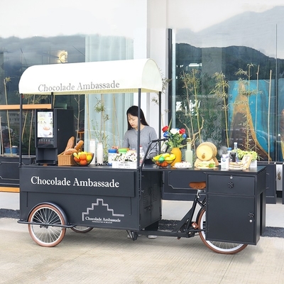 Field Maintenance Full Kitchen Outdoor Mobile Tricycle Food Truck for 1-2 People