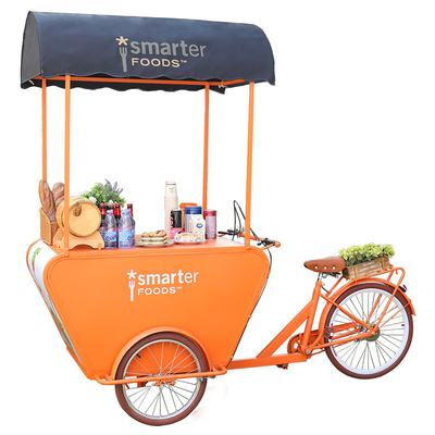 Mobile Coffee Cart Electric Tricycle Snack Vending Van Food Truck Barbecue 3 Wheels Black