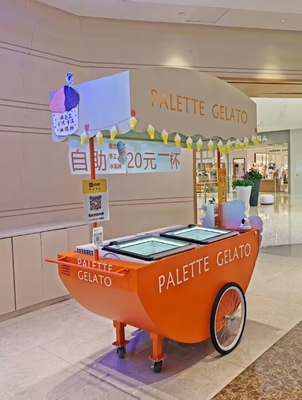 230*94*210cm Street Snack Food Cart Tricycle for Easy Mobile Food Vending Market Sale