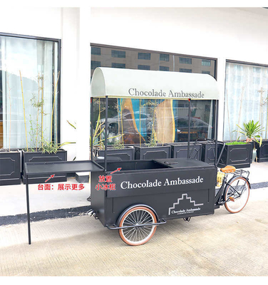 Mobile Coffee Food Vending Cart with 220V/380V Voltage and Customized Cooking Equipment