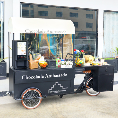 Mobile Coffee Food Vending Cart with 220V/380V Voltage and Customized Cooking Equipment