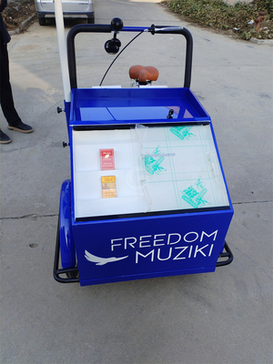 220V/380V Mobile Street Food Bike Vending Cart Tricycle for Easy Operation and Setup