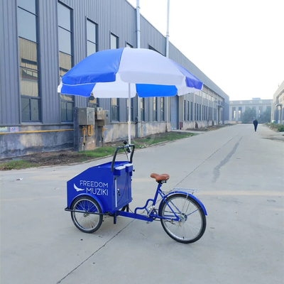 Street Snack Sales with Customized Cooking Equipments on 3 Wheel Electric Food Cart
