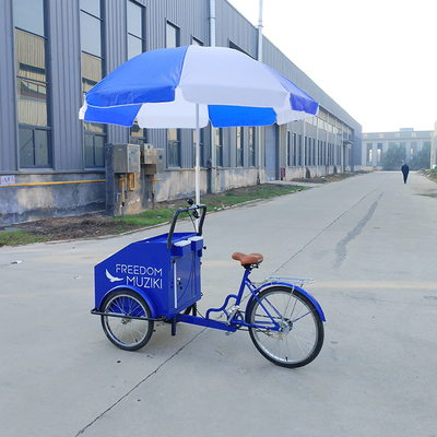 70kg Load Capacity Electric Pedal Three-Wheeled Bicycle Cart with Customized Service