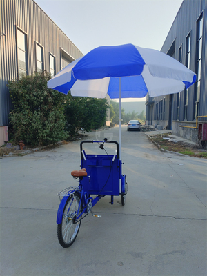 70kg Load Capacity Electric Pedal Three-Wheeled Bicycle Cart with Customized Service