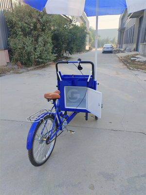 70kg Load Capacity Electric Pedal Three-Wheeled Bicycle Cart with Customized Service