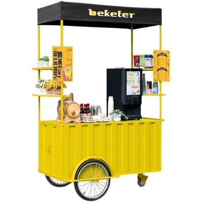 Rolling Delicacies A Global Culinary Experience on Hand Push Tricycle Food Carts