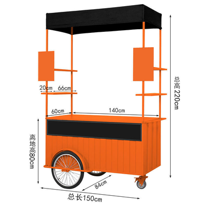 Rolling Delicacies A Global Culinary Experience on Hand Push Tricycle Food Carts