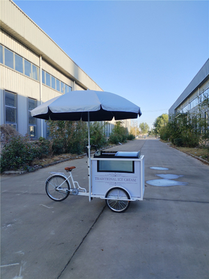 Customized Service Provided Multifunctional Coffee Trailer Bike for Intimate Settings