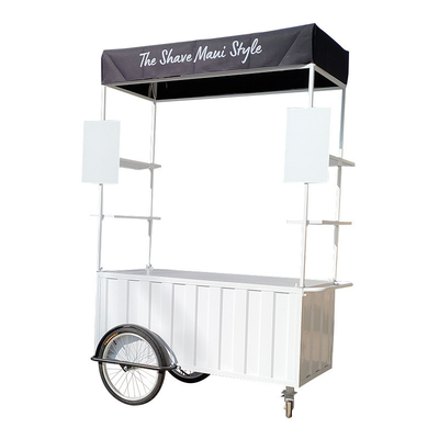 Hand Push Street Fast Food Cart with Soybean Raw Material and Ice Cream
