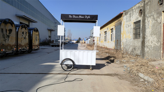 Hand Push Street Fast Food Cart with Soybean Raw Material and Ice Cream