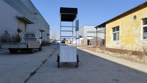 Hand Push Street Fast Food Cart with Soybean Raw Material and Ice Cream
