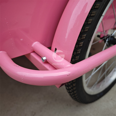 Customized Food Vending Cart For High Productivity Fruits and Flowers on Street Tricycle