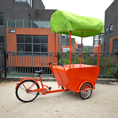 Europe Street Cargo Bike Mobile Vending Cart with Coffee Storage Electric Tricycle