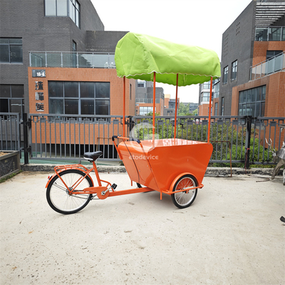 Europe Street Cargo Bike Mobile Vending Cart with Coffee Storage Electric Tricycle