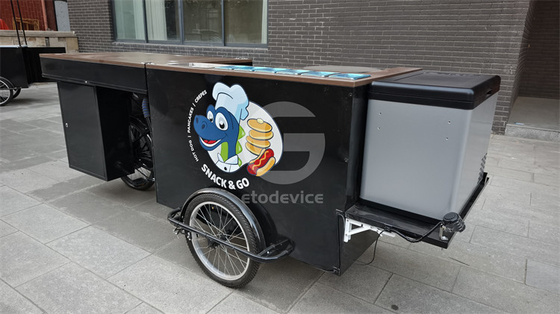 Hamburger Tricycle Mobile Coffee Shop with Customizable Color and Online Support