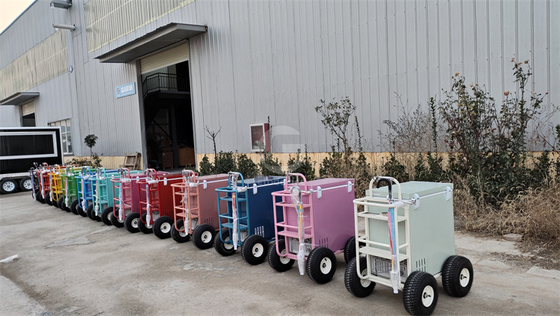 Building Material Shops 830*650*2200mm Street Food Kiosk Cart Food Van Hot Dog Cart