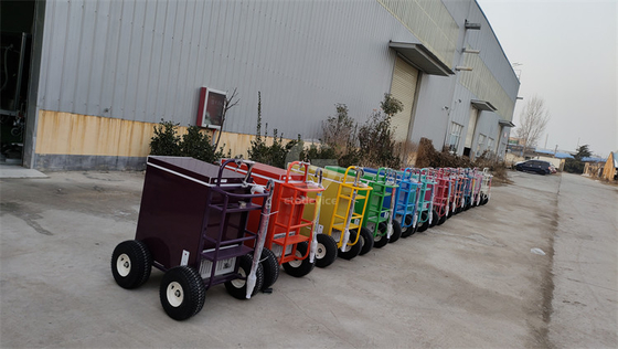 Small Display Showcase Trolley with Cooler Function Customized Trailer Cart in Any Color