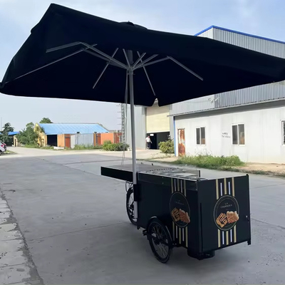 Outdoor Street Vending Cart for Versatile Farmers Market and Shopping Convenience