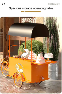 Food Delivery Bike Cart Tricycle Sustainable High Productivity