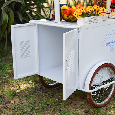 New Design Ice Cream  Hand Push Cart for Frozen Desserts