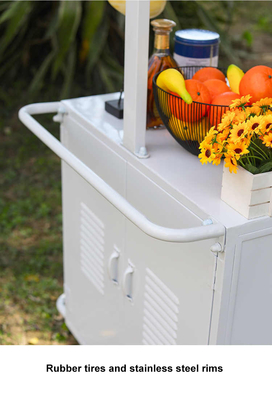 New Design Ice Cream  Hand Push Cart for Frozen Desserts