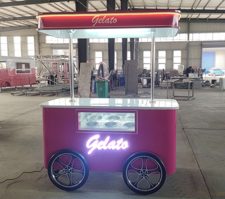 mobile design ice cream push carts for sale used ice cream mobile cart food cart