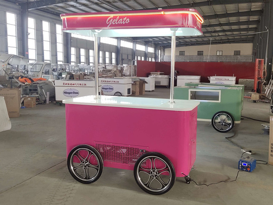 ice cream trolley cart commercial ice cream cart cart ice cream for food business