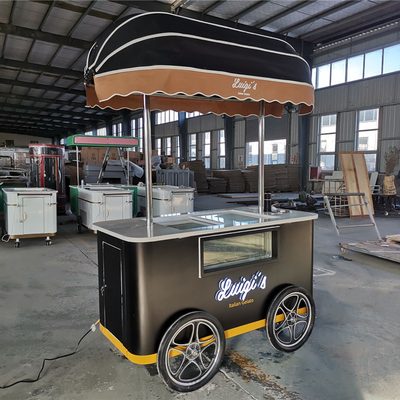 small ice cream cart with freezer ice cream mobile cart ice cream vending food cart