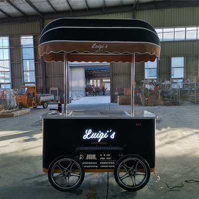 small ice cream cart with freezer ice cream mobile cart ice cream vending food cart