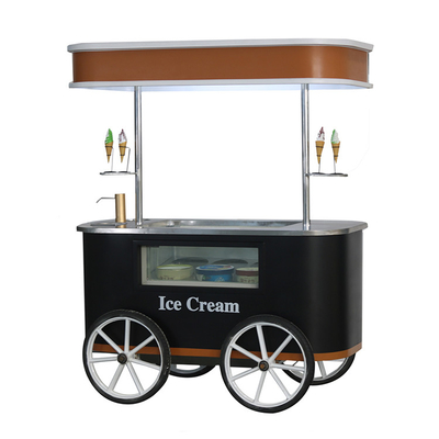 Low Price Tricycle Fried Ice Cream Vending Cart For Sale