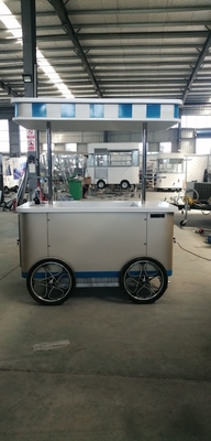 Low Price Tricycle Fried Ice Cream Vending Cart For Sale