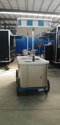 Low Price Tricycle Fried Ice Cream Vending Cart For Sale
