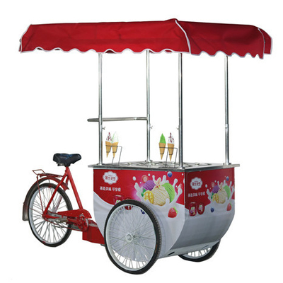 Online sale mobile food van popsicle cart ice cream food van