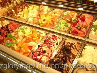 Hot Sale Cheap Gelato Ice Cream Display Freezer Italian Ice Cream Cart